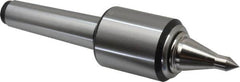 Royal Products - MT3 Taper Shank, 1.7" Head Diam 830 Lb Capacity Live Center - 12,000 Max RPM, 2.12" Head Length, 7/8" Point Diam, 1-3/4" Point Len, 180 Lb Max Workpc, 7-7/32" OAL, 3/8" Tip Diam, Long Point - Exact Tooling