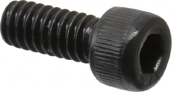 Value Collection - #5-40 UNC Hex Socket Drive, Socket Cap Screw - Alloy Steel, Black Oxide Finish, Fully Threaded, 5/16" Length Under Head - Exact Tooling