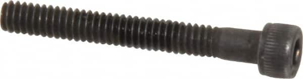 Value Collection - #5-40 UNC Hex Socket Drive, Socket Cap Screw - Alloy Steel, Black Oxide Finish, Partially Threaded, 1" Length Under Head - Exact Tooling