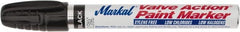 Markal - Black Permanent Marker - Felt Tip - Exact Tooling