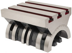 Interstate - 7" OAL x 5" Overall Width x 3-3/4" Overall Height, -45 to 45° Tilt Angle, Tilting Table - 7/16" T-Slot Width - Exact Tooling