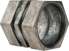 Thomas & Betts - 2-1/2" Trade, Die Cast Zinc Compression EMT Conduit Coupling - Noninsulated - Exact Tooling