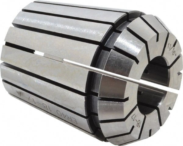 Accupro - 17 to 18mm ER40 Collet - 0.01mm TIR - Exact Tooling