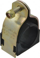 ZSI - 1-5/8" Pipe, Tube Clamp with Cushion - Dichromate - Exact Tooling