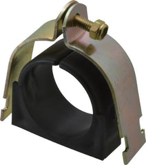 ZSI - 2-1/2" Pipe, Tube Clamp with Cushion - Dichromate - Exact Tooling