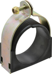 ZSI - 3-1/8" Pipe, Tube Clamp with Cushion - Dichromate - Exact Tooling