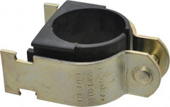 ZSI - 1-1/2" Pipe," Pipe Clamp with Cushion - Dichromate - Exact Tooling
