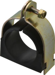 ZSI - 2" Pipe," Pipe Clamp with Cushion - Dichromate - Exact Tooling
