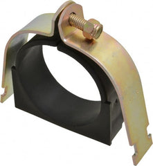 ZSI - 3" Pipe," Pipe Clamp with Cushion - Dichromate - Exact Tooling