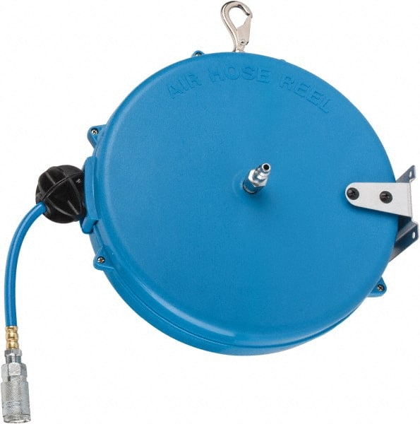 PRO-SOURCE - 28' Spring Retractable Hose Reel - 150 psi, Hose Included - Exact Tooling