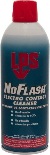 LPS - 12 Ounce Aerosol Contact Cleaner - 9,000 Volt Dielectric Strength, Nonflammable, Food Grade - Exact Tooling