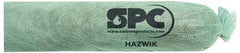 Brady SPC Sorbents - 12 Gal, 12' Long, 3" Diam, Polypropylene Sock - Chemical & Hazmat, Green - Exact Tooling