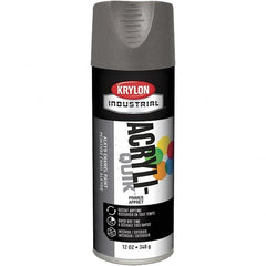 Krylon - Gray, 12 oz Net Fill, Gloss, Primer Spray Paint - 15 to 20 Sq Ft per Can, 16 oz Container - Exact Tooling