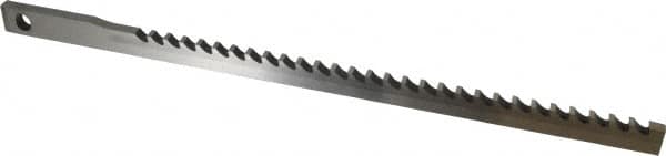 Dumont Minute Man - 3/8" Keyway Width, Style AF, Keyseating Broach - Bright Finish, 3/8" Broach Body Width, 20" OAL - Exact Tooling