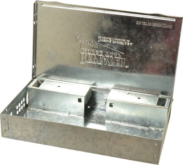 J.T. Eaton - Box Trap for Use on Mice - 10-1/4 Inch Long x 6-1/8 Inch Wide x 1-3/4 Inch High, Galvanized Steel - Exact Tooling