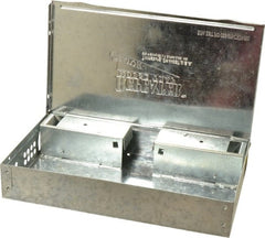 J.T. Eaton - Box Trap for Use on Mice - 10-1/4 Inch Long x 6-1/8 Inch Wide x 1-3/4 Inch High, Galvanized Steel - Exact Tooling