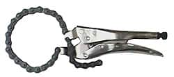 Grip-On - 10" OAL C-Clamp Locking Pliers - Exact Tooling