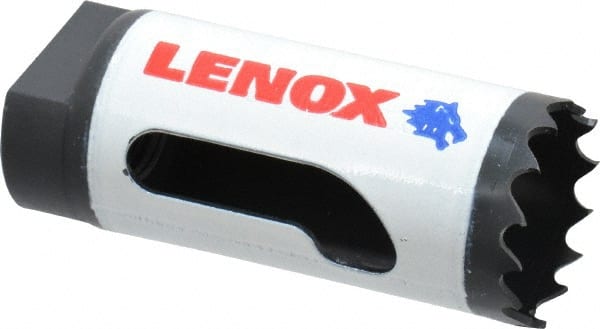Lenox - 1" Diam, 1-1/2" Cutting Depth, Hole Saw - Bi-Metal Saw, Toothed Edge - Exact Tooling