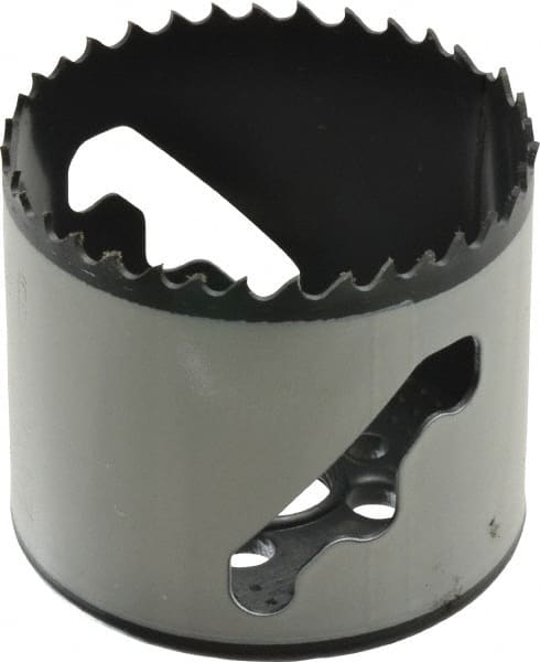 Lenox - 2-3/8" Diam, 1-1/2" Cutting Depth, Hole Saw - Bi-Metal Saw, Toothed Edge - Exact Tooling