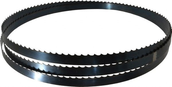 Starrett - 2 TPI, 13' 2" Long x 1" Wide x 0.035" Thick, Welded Band Saw Blade - Carbon Steel, Toothed Edge, Raker Tooth Set, Flexible Back, Contour Cutting - Exact Tooling