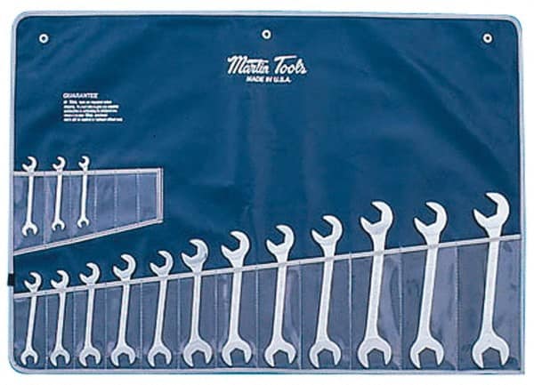 Martin Tools - 15 Piece, 3/8 to 1-1/4" Hydraulic Wrench Set - Exact Tooling