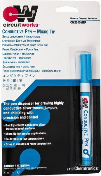 Chemtronics - 0.3 Ounce Pen Conductive Pen - Flammable - Exact Tooling