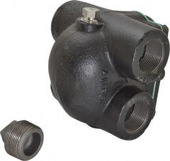 Watts - 4 Port, 1-1/4" Pipe, Cast Iron Float & Thermostatic Steam Trap - 30 Max psi - Exact Tooling