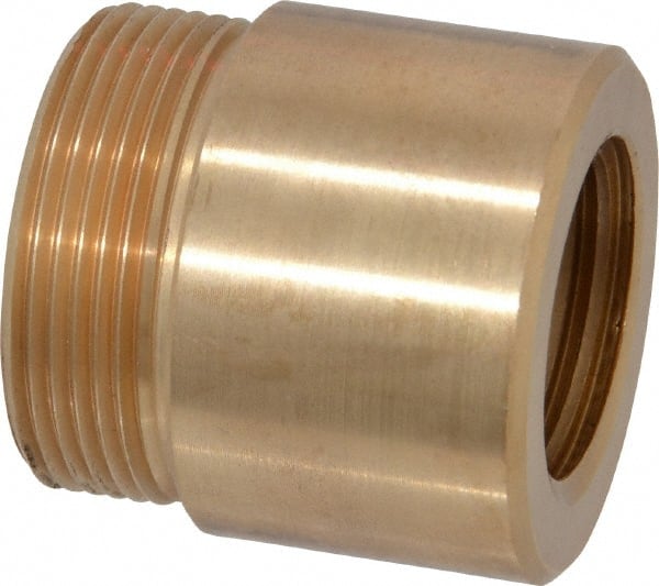 Keystone Threaded Products - 1-1/2" Long, 1-1/2" High, 1/2" Thread Length, Bronze, Right Hand, Round, Precision Acme Nut - 1.375-16 Thread Size, 2C Class of Fit - Exact Tooling