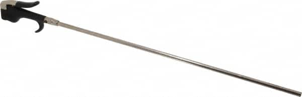 Coilhose Pneumatics - Safety Extension Tube Thumb Lever Blow Gun - 1/4 NPT, 18" Tube Length, Zinc - Exact Tooling
