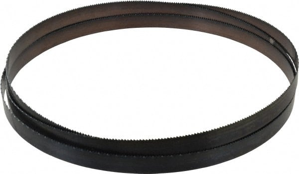 Disston - 10 TPI, 9' Long x 3/4" Wide x 0.032" Thick, Welded Band Saw Blade - Carbon Steel, Toothed Edge, Raker Tooth Set, Flexible Back, Contour Cutting - Exact Tooling