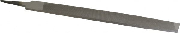Value Collection - 14" Long, Bastard Cut, Lathe American-Pattern File - Single Cut, 5/16" Overall Thickness, Tang - Exact Tooling