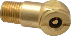 Acme - Closed Check Brass Air Chuck - Ball Foot Chuck, 1/4 MPT - Exact Tooling