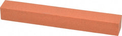 Norton - 4" Long x 1/2" Wide x 1/2" Thick, Aluminum Oxide Sharpening Stone - Square - Exact Tooling