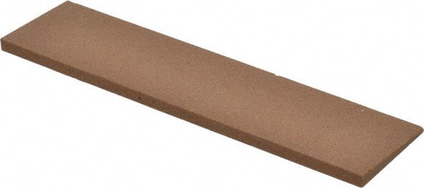 Norton - 4" Long x 1" Wide x 1/8" Thick, Aluminum Oxide Sharpening Stone - Knife, Medium Grade - Exact Tooling