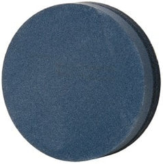 Norton - 4" Long x 1" Diam x 1" Thick, Silicon Carbide Sharpening Stone - Round, Coarse, Fine Grade - Exact Tooling