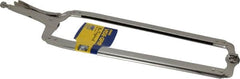 Irwin - 24" OAL C-Clamp Locking Pliers - 15-1/2" Jaw Depth, 10" Jaw Opening - Exact Tooling