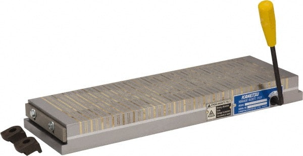 Vectrax - Standard Pole Rectangular Permanent Magnetic Block Chuck - Exact Tooling