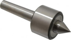 Riten - MT3 Taper Shank, 2-3/8" Head Diam 4,480 Lb Capacity Live Center - 4,000 Max RPM, 1-3/4" Head Length, 1" Point Diam, 1-1/4" Point Len, 1,100 Lb Max Workpc, 6-7/16" OAL, 1-1/4" Long Tip, Standard Point - Exact Tooling