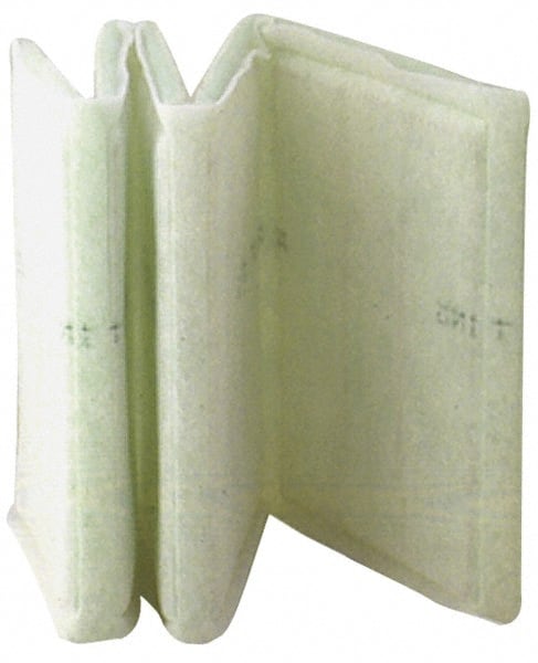 PrecisionAire - 12" Noml Height x 24" Noml Width x 1-3/4" Noml Depth, <20% Capture Efficiency, Panel Air Filter - MERV 5, Polyester, Integrated Galvanized Wire Frame - Exact Tooling