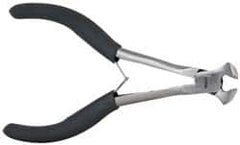 Value Collection - 5-1/2" OAL, End Cutting Pliers - 1/2" Jaw Length x 9/16" Jaw Width, Plastic Coated Handle - Exact Tooling