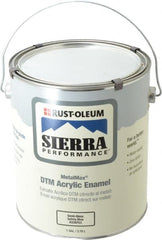 Rust-Oleum - 1 Gal Safety Blue Semi Gloss Finish Acrylic Enamel Paint - Interior/Exterior, Direct to Metal, <0 gL VOC Compliance - Exact Tooling