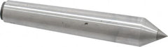 Made in USA - Carbide-Tipped Alloy Steel Standard Point Solid Dead Center - Jarno 5 Taper, 3-5/8" OAL - Exact Tooling