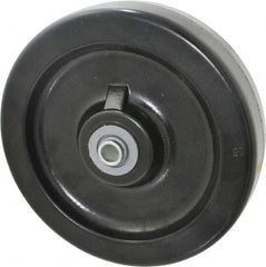 Albion - 8 Inch Diameter x 2 Inch Wide, Phenolic Caster Wheel - 1,400 Lb. Capacity, 2-3/16 Inch Hub Length, 1/2 Inch Axle Diameter, Roller Bearing - Exact Tooling