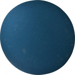Superior Abrasives - 16" Diam, 60 Grit Zirconia Alumina Adhesive PSA Disc - Medium Grade, Blue, Cloth Backing, Flexible - Exact Tooling