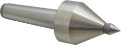 Royal Products - MT4 Taper Shank, 2-1/2" Head Diam 5,000 & 5,685 Lb Capacity Live Center - 4,000 Max RPM, 2.6" Head Length, 5/8" Point Diam, 15/16" Point Len, 685 Lb Max Workpc, 7-15/16" OAL, 5/8" Tip Diam, Long Point - Exact Tooling