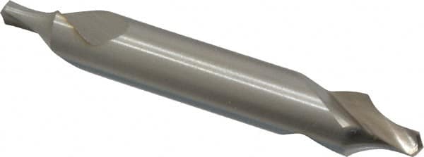 Walter-Titex - Metric Radius Cut 60° Incl Angle High Speed Steel Combo Drill & Countersink - Exact Tooling