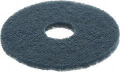 3M - Scrubbing Pad - 13" Machine, Blue Pad, Nylon & Polyester - Exact Tooling
