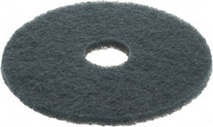 3M - Scrubbing Pad - 15" Machine, Blue Pad, Nylon & Polyester - Exact Tooling