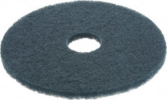 3M - Scrubbing Pad - 16" Machine, Blue Pad, Nylon & Polyester - Exact Tooling