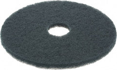 3M - Scrubbing Pad - 17" Machine, Blue Pad, Nylon & Polyester - Exact Tooling